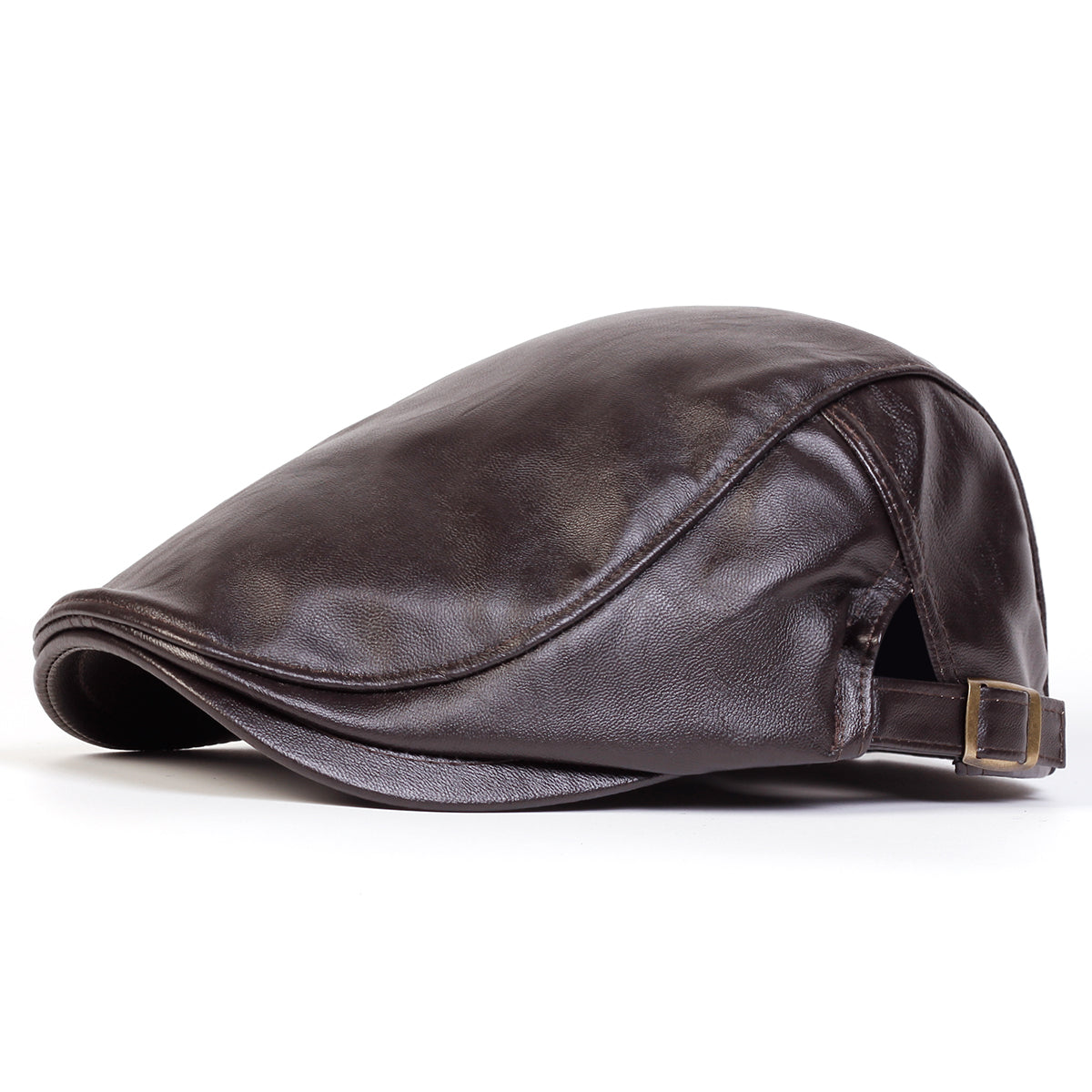 Leather Driver Cap