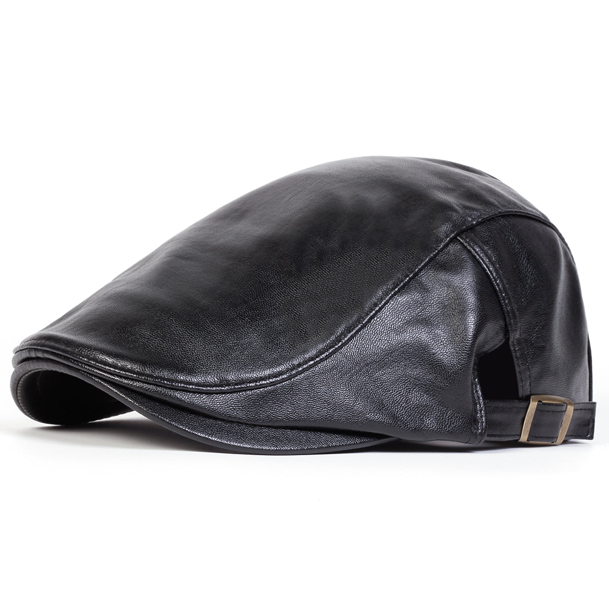 Leather Driver Cap
