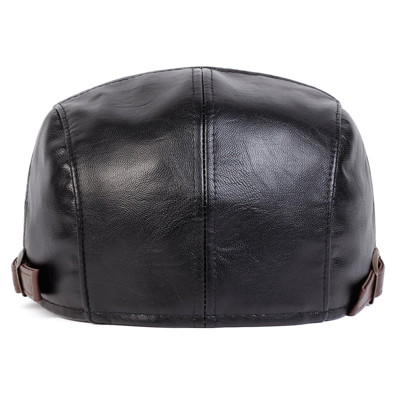 Leather Driver Cap