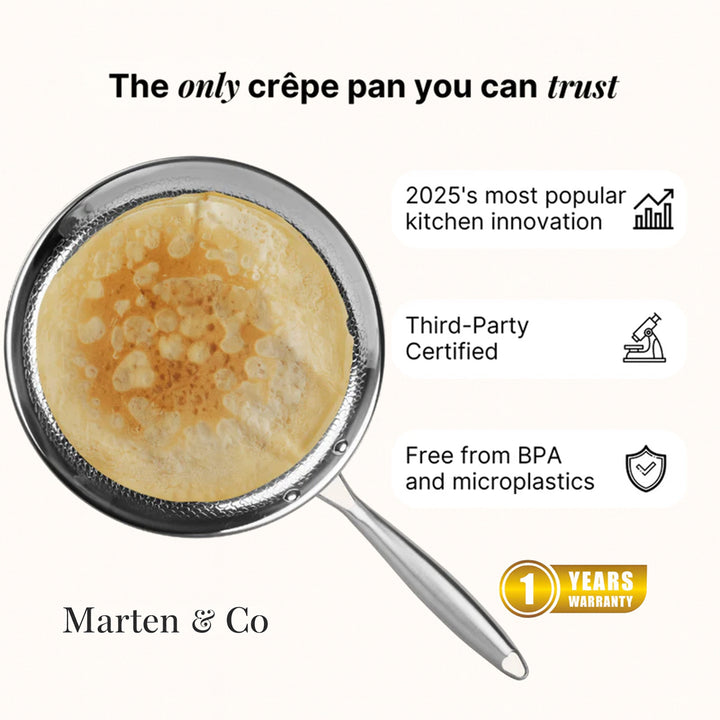 Titanium Hammered Crêpe Pan Pro
