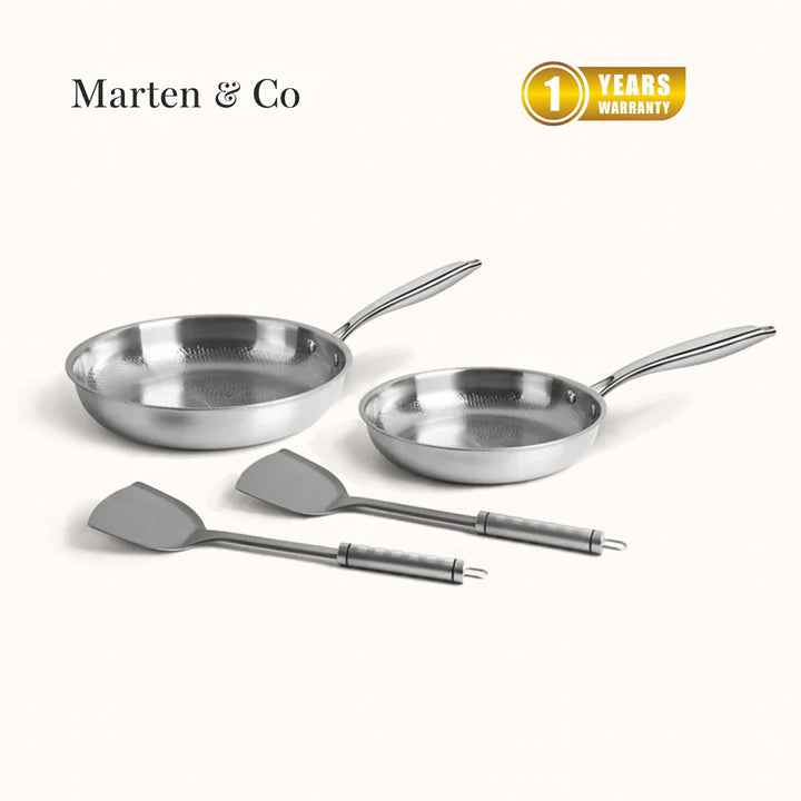Titanium Hammered Pan Pro Duo Set