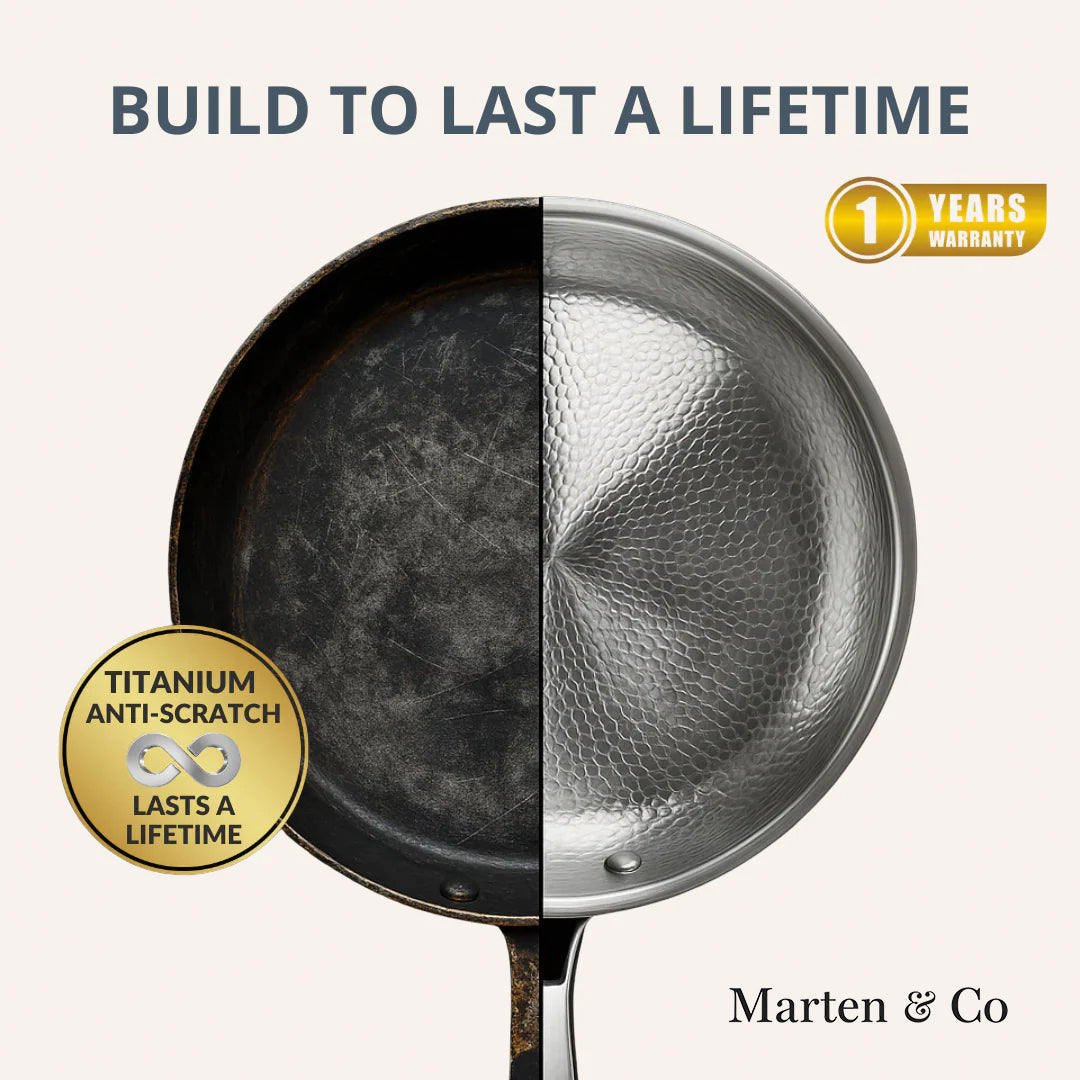 Titanium Hammered Pan